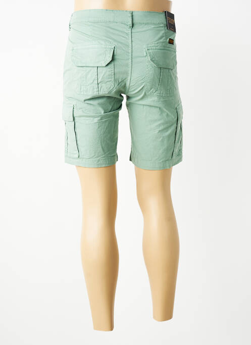 Bermuda tissage popeline taille normale vert DAYTONA homme
