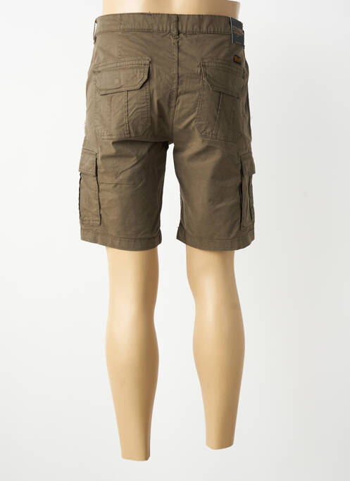 Bermuda tissage popeline taille normale vert DAYTONA homme