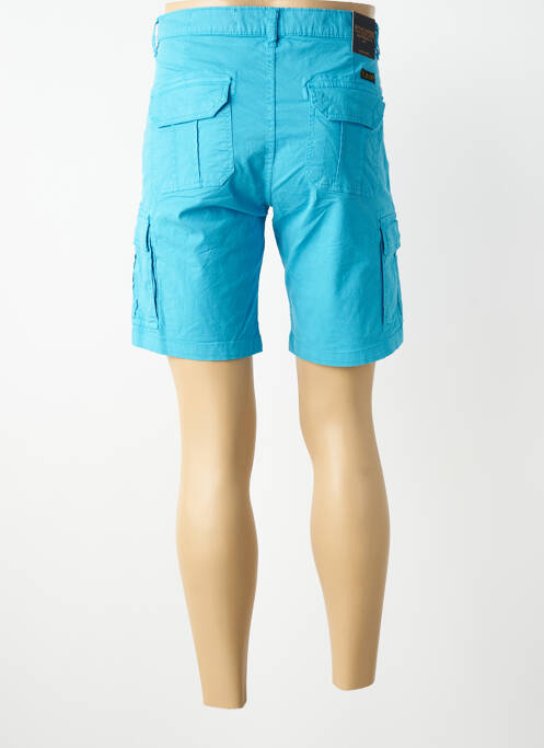 Bermuda tissage popeline taille normale bleu clair DAYTONA homme
