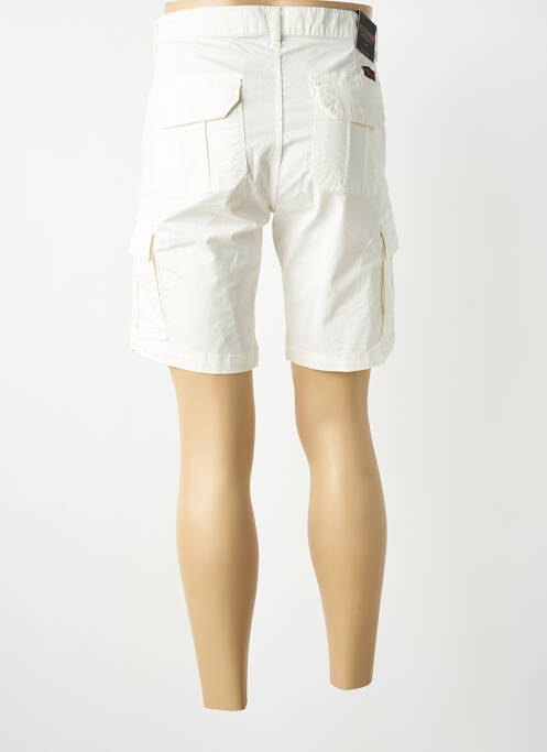 Bermuda tissage popeline taille normale blanc DAYTONA homme