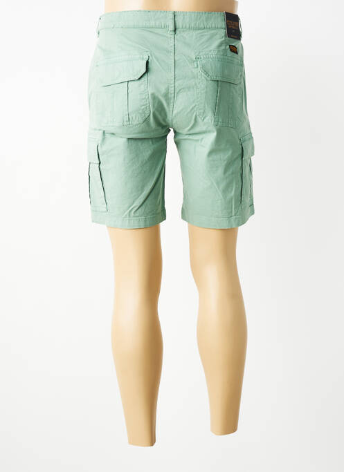 Bermuda tissage popeline taille normale vert DAYTONA homme