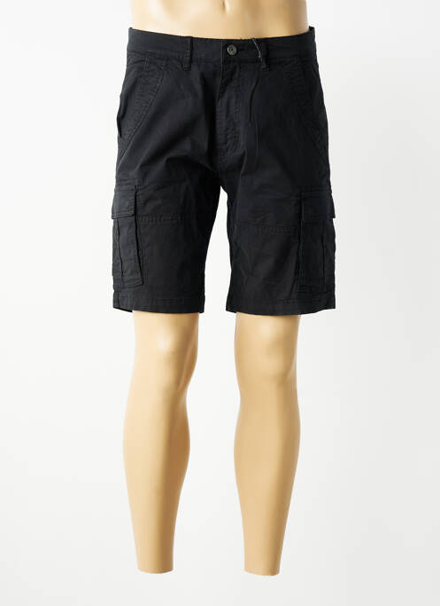 Bermuda tissage popeline taille normale noir DAYTONA homme