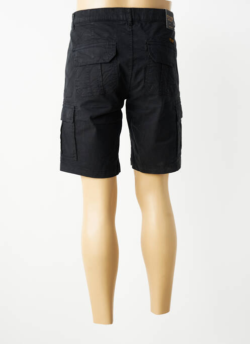 Bermuda tissage popeline taille normale noir DAYTONA homme