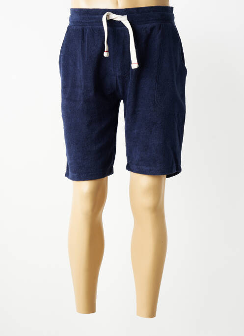 Bermuda taille élastique taille normale bleu IRON AND RESIN homme