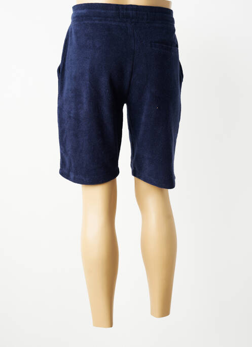 Bermuda taille élastique taille normale bleu IRON AND RESIN homme