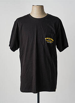 T-shirt coupe droite manches courtes noir IRON AND RESIN homme