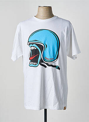 T-shirt coupe droite manches courtes blanc IRON AND RESIN homme