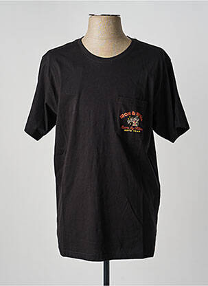 T-shirt coupe droite manches courtes noir IRON AND RESIN homme
