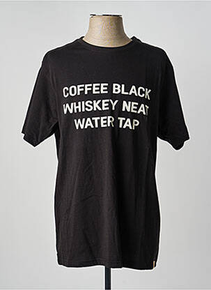 T-shirt coupe droite manches courtes noir IRON AND RESIN homme