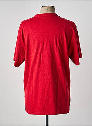 T-shirt coupe droite manches courtes rouge DAYTONA homme