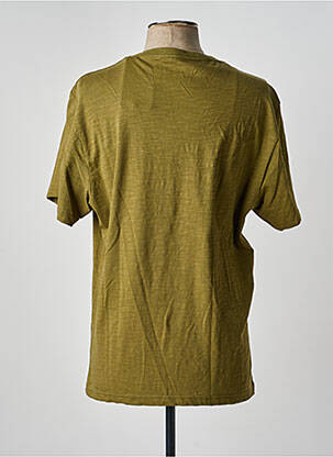 T-shirt broderie manches courtes vert DAYTONA homme