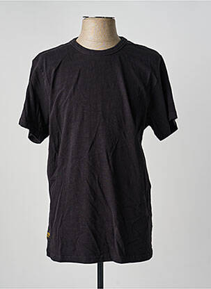 T-shirt coupe droite manches courtes noir DAYTONA homme