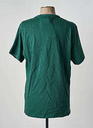 T-shirt coupe cintrée manches courtes vert DAYTONA homme