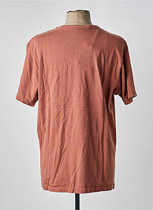 T-shirt coupe droite manches courtes marron IRON AND RESIN homme