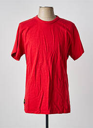 T-shirt coupe droite manches courtes rouge DAYTONA homme