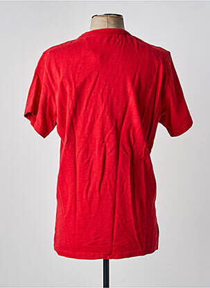 T-shirt coupe droite manches courtes rouge DAYTONA homme