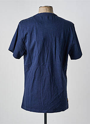 T-shirt coupe droite manches courtes bleu DAYTONA homme