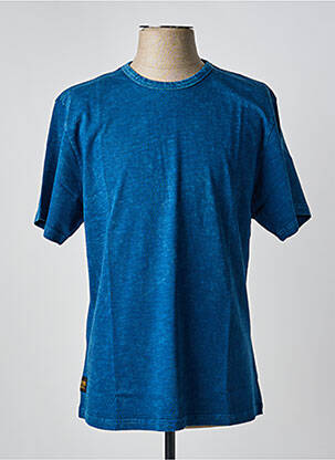 T-shirt coupe droite manches courtes bleu clair DAYTONA homme