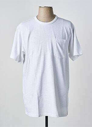 T-shirt coupe droite manches courtes blanc IRON AND RESIN homme
