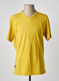 T-shirt coupe cintrée manches courtes jaune DAYTONA homme