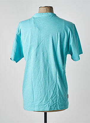 T-shirt coupe droite manches courtes bleu DAYTONA homme