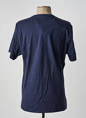 T-shirt coupe droite manches courtes bleu DAYTONA homme