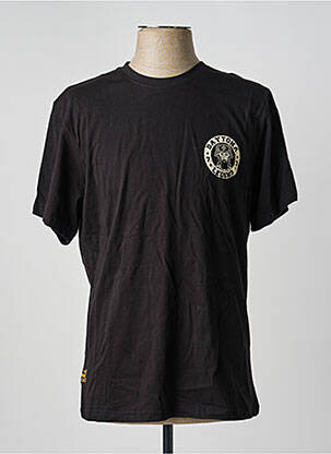 T-shirt coupe droite manches courtes noir DAYTONA homme