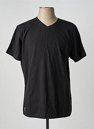 T-shirt coupe droite manches courtes noir DAYTONA homme