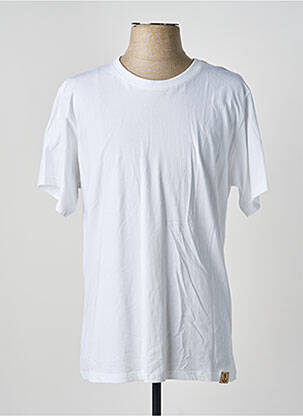 T-shirt stretch manches courtes blanc IRON AND RESIN homme