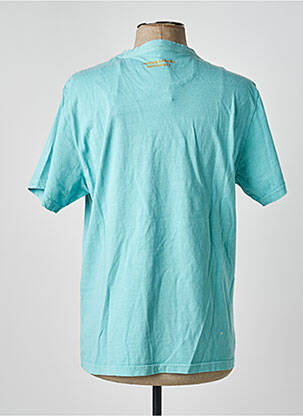 T-shirt coupe droite manches courtes bleu DAYTONA homme