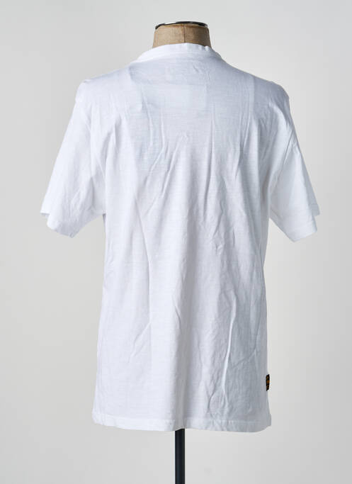 T-shirt coupe droite manches courtes blanc DAYTONA homme