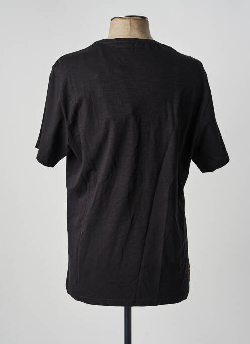 T-shirt coupe droite manches courtes noir DAYTONA homme