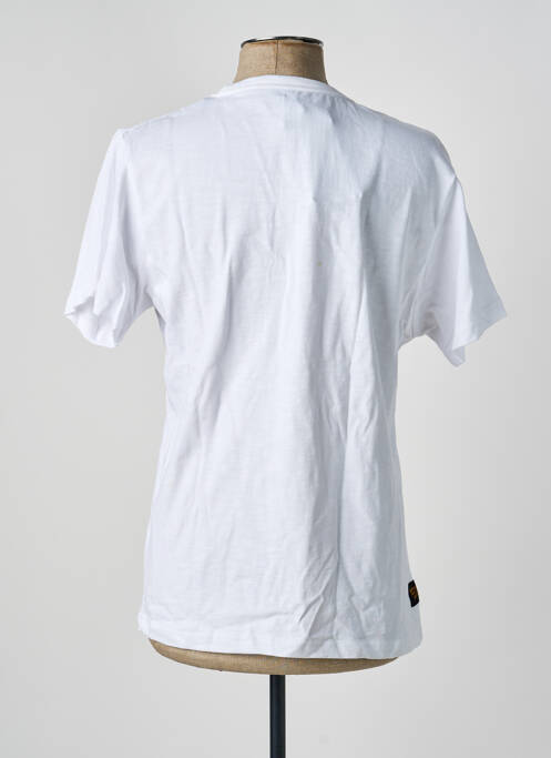 T-shirt coupe cintrée manches courtes blanc DAYTONA homme