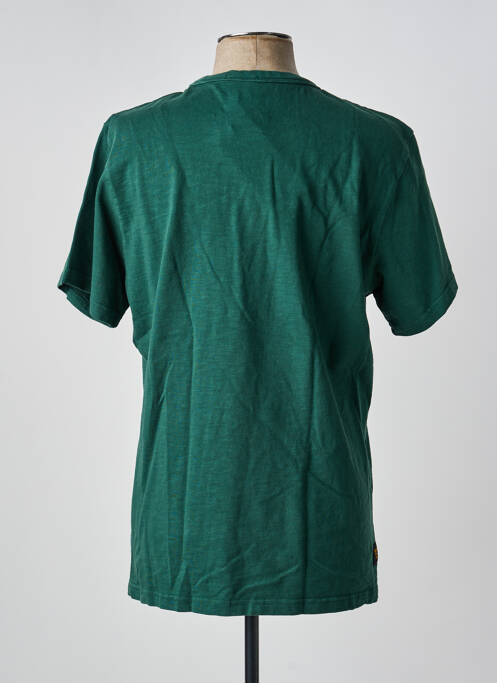 T-shirt coupe droite manches courtes vert DAYTONA homme
