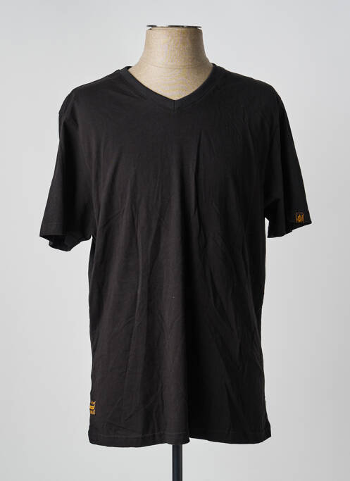 T-shirt coupe cintrée manches courtes noir DAYTONA homme