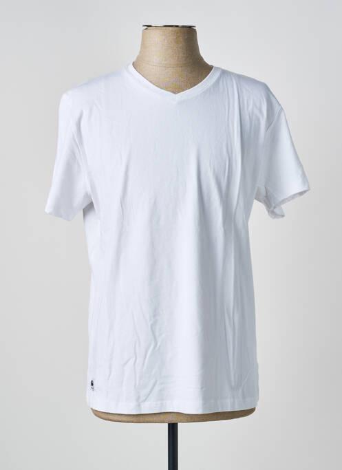 T-shirt stretch manches courtes blanc DAYTONA homme