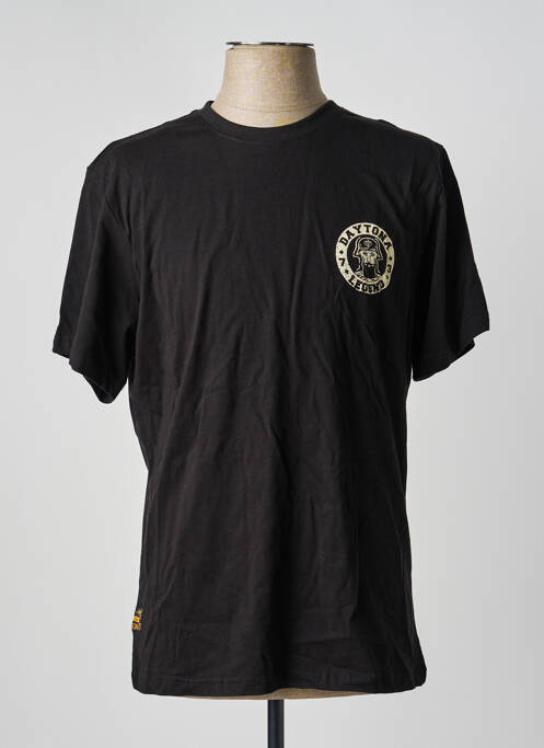 T-shirt coupe droite manches courtes noir DAYTONA homme