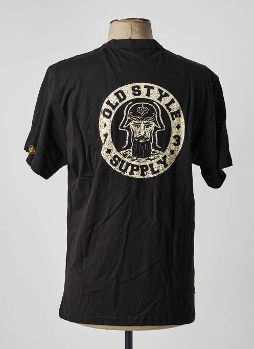 T-shirt coupe droite manches courtes noir DAYTONA homme