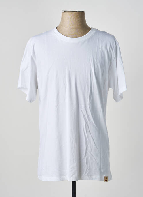 T-shirt stretch manches courtes blanc IRON AND RESIN homme