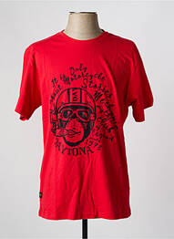 T-shirt stretch manches courtes rouge DAYTONA homme