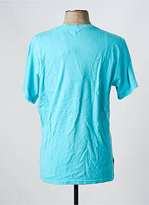 T-shirt stretch manches courtes bleu DAYTONA homme