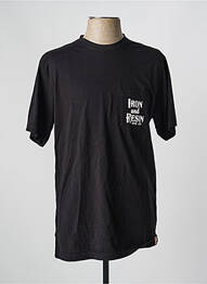 T-shirt stretch manches courtes noir IRON AND RESIN homme