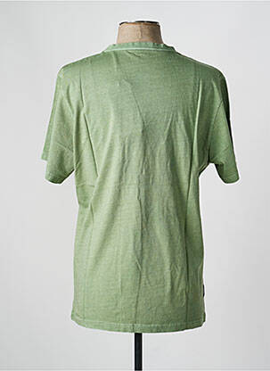 T-shirt coupe droite manches courtes vert DAYTONA homme
