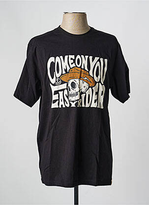 T-shirt stretch manches courtes noir IRON AND RESIN homme