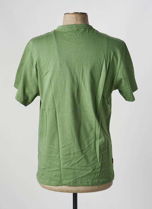 T-shirt stretch manches courtes vert DAYTONA homme
