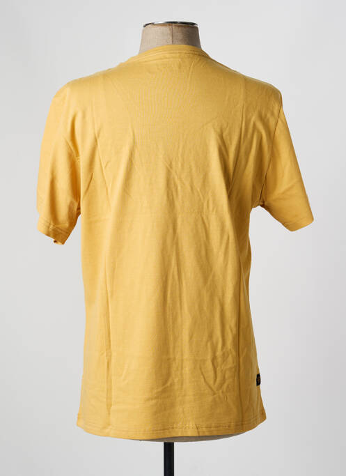 T-shirt stretch manches courtes jaune DAYTONA homme