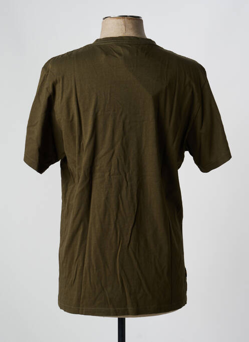 T-shirt stretch manches courtes vert DAYTONA homme