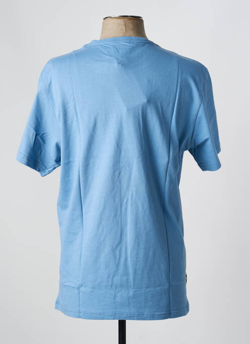 T-shirt stretch manches courtes bleu DAYTONA homme
