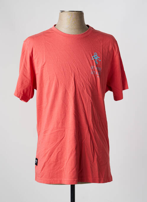 T-shirt stretch manches courtes rose DAYTONA homme