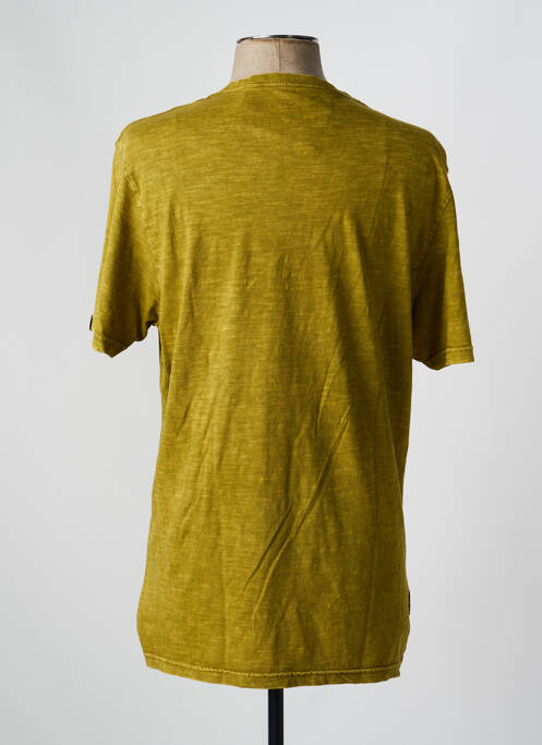 T-shirt coupe droite manches courtes vert DAYTONA homme